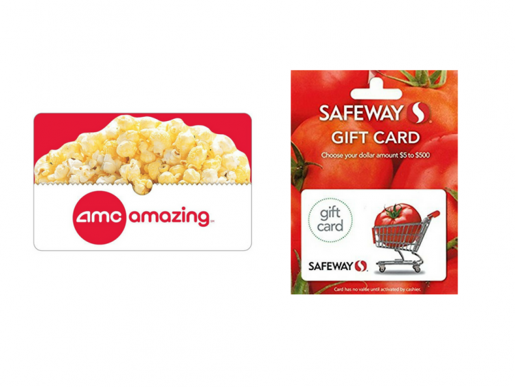 two gift cards