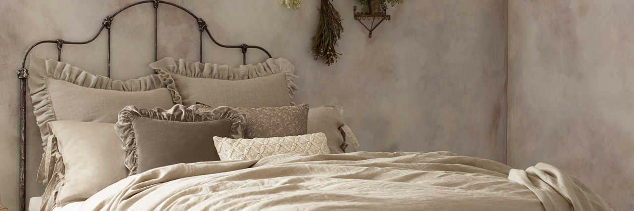 16 Types of Bedding to Sleep Better With Chronic Pain linen duvet cover