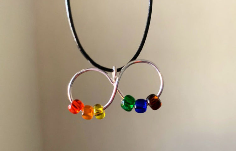 neurodiversity infinity necklace