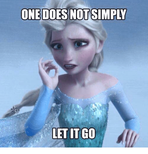 one does not simply let it go meme