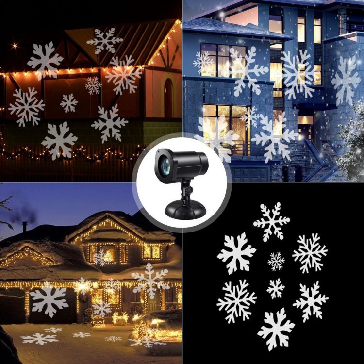 snowflake outdoor light projector