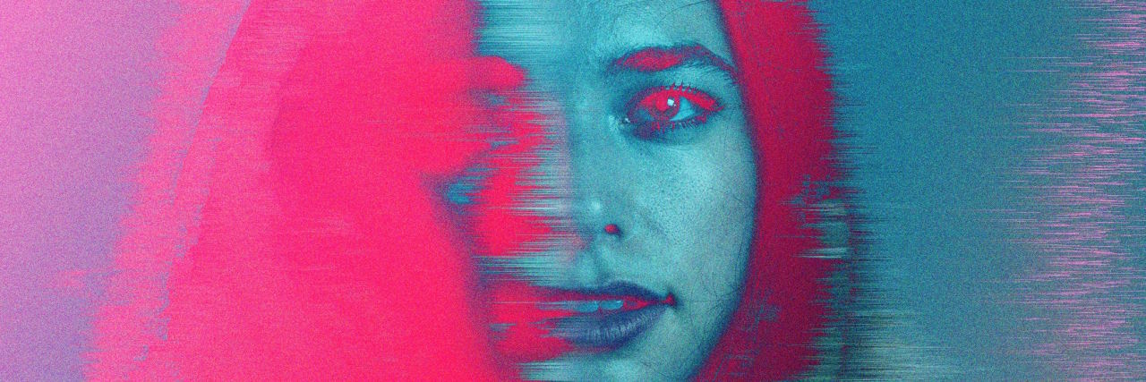 What It's Like to Live With a Dissociative Disorder woman blur face