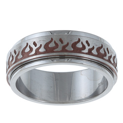 metal spinner ring for BFRB