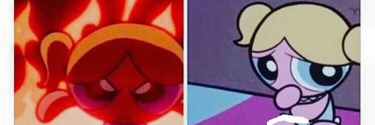 9 Symptoms of Borderline Personality Disorder as Explained by Memes powerpuff girl meme