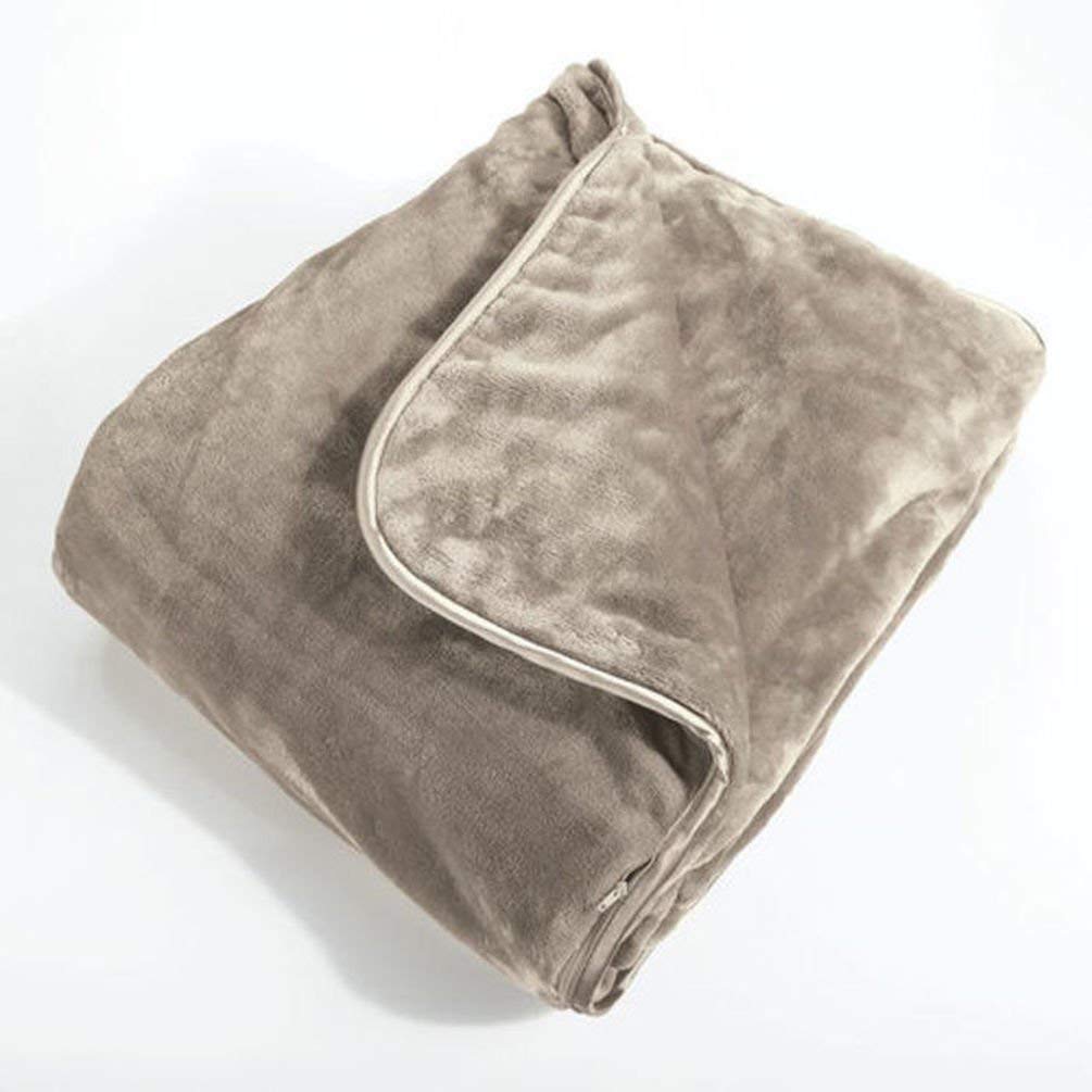 Brookstone weighted blanket for soothing chronic pain.