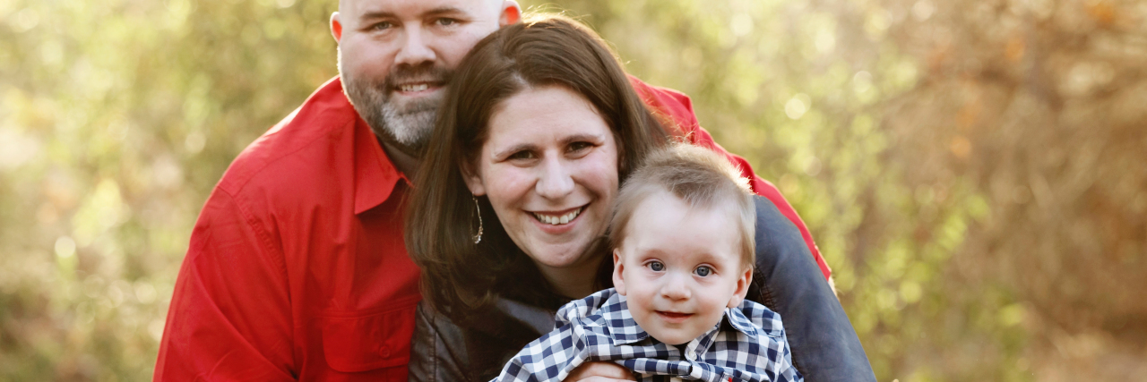 Tips From a Mother With a Spinal Cord Injury The Roberts Family. Mom in wheelchair, husband and baby boy.