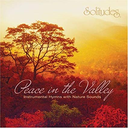CD cover with warm colors and trees called Peace in the Valley