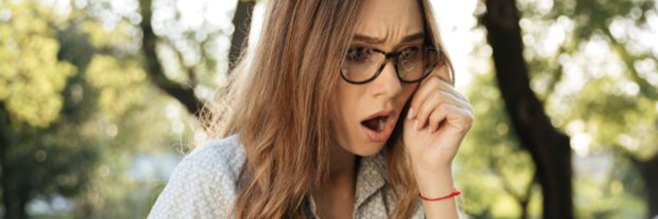 Please Don't Judge or Criticize a Lupus Warrior's Health Choices woman looking at her computer in shock