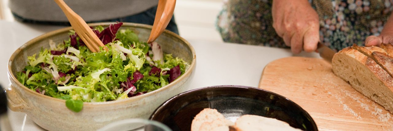 How Nutrition Can Be Your Ally When Diagnosed With Prostate Cancer Close-up of couple preparing food together