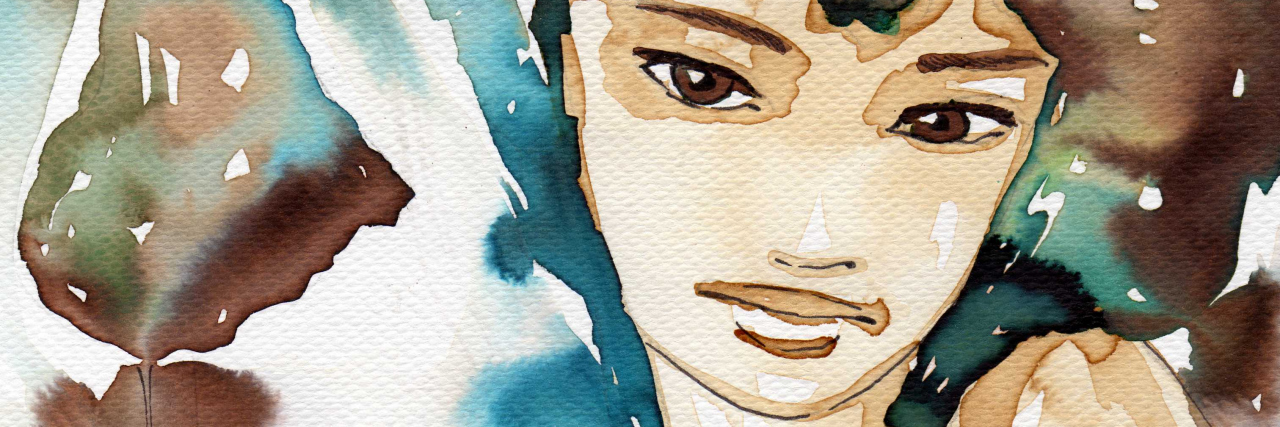 Making Your Next Flare Easier on Yourself A watercolor portrait of a woman.