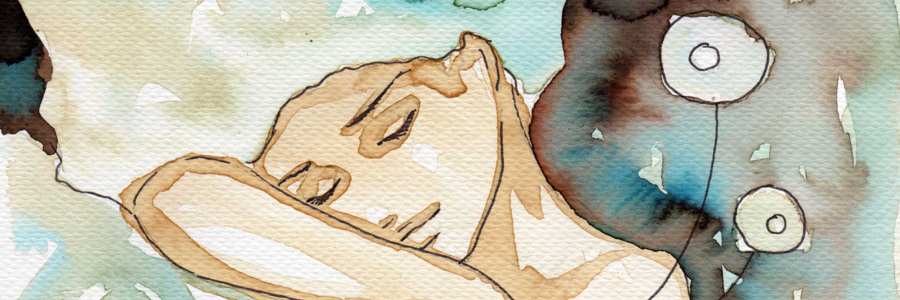 What Self-Care Looks Like for Parents of Kids With Disabilities watercolor portrait of a woman