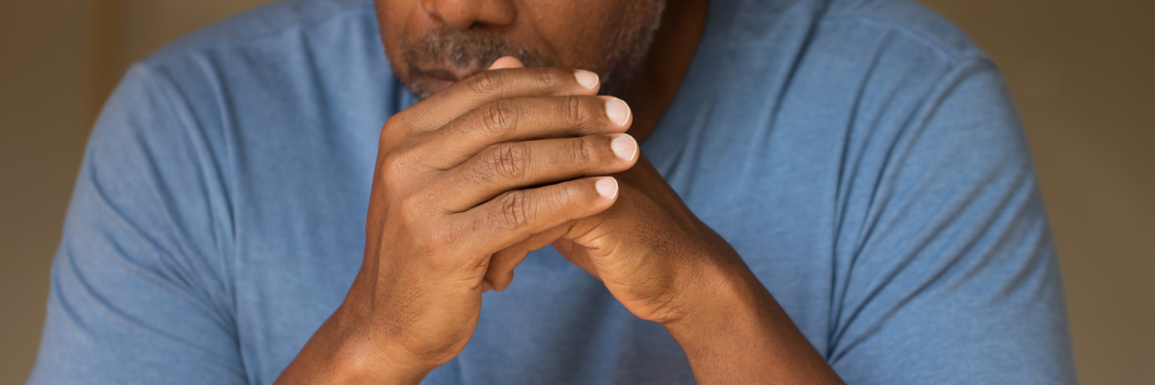 A Health Screening Saved My Life: My Prostate Cancer Treatment Story african american man thinking