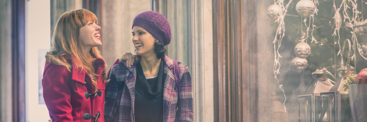 Stealing Spoons From the Future to Get Through the Holidays women christmas shopping