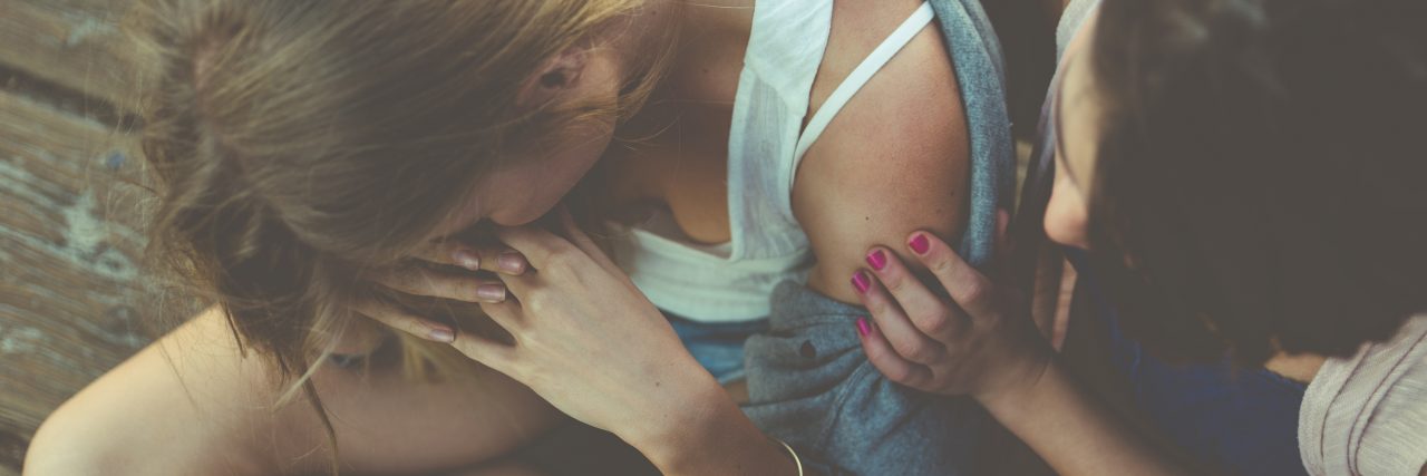 What Happened When I Told My Best Friend About My Rape woman getting support from her best friend