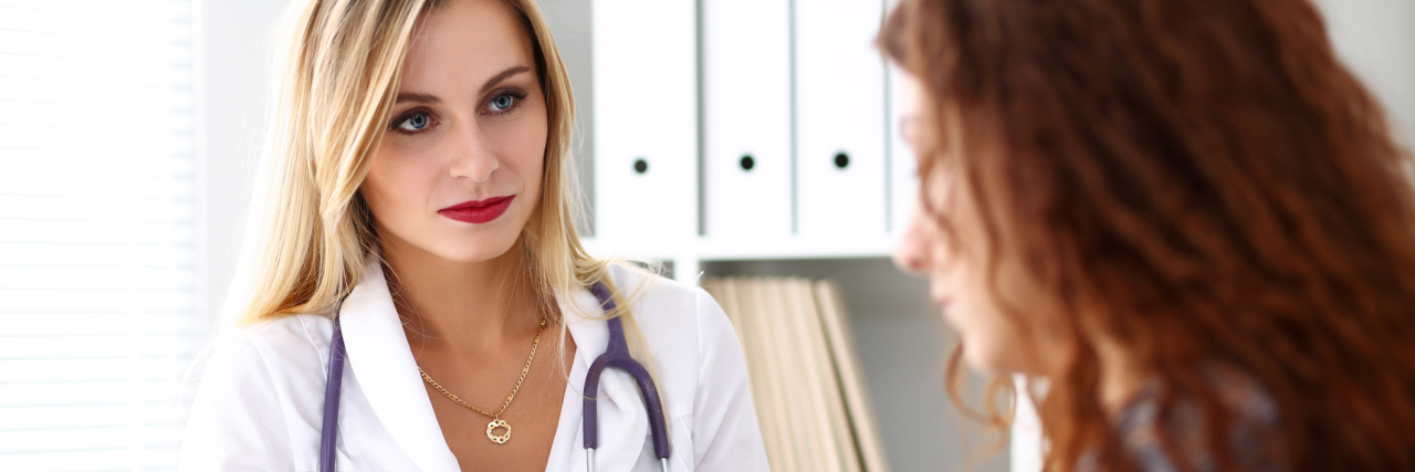 What You Need to Know About Patient Advocacy A patient at a doctor's appointment.