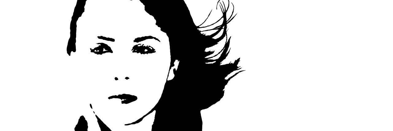 The Reality of Hearing the 'C' Word at Just 19 Years Old black and white woman windblown hair