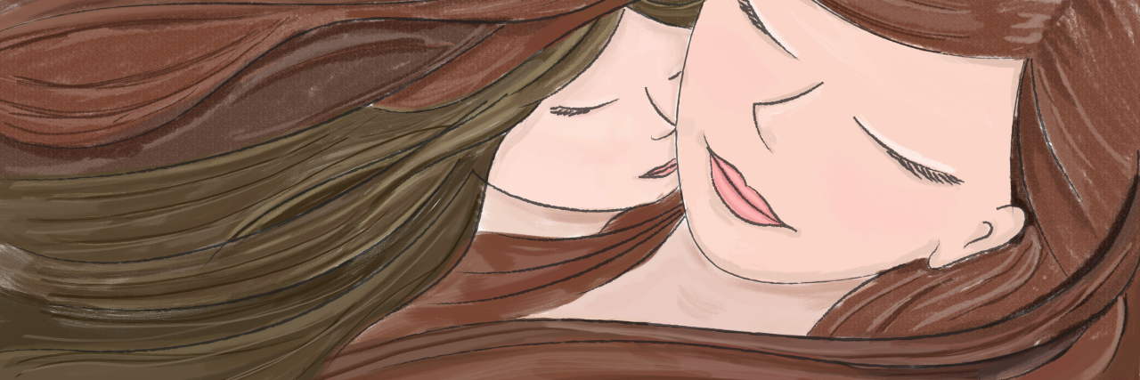 What I Will Teach My Children as a Parent With Chronic Illness A mother and child painted illustration.