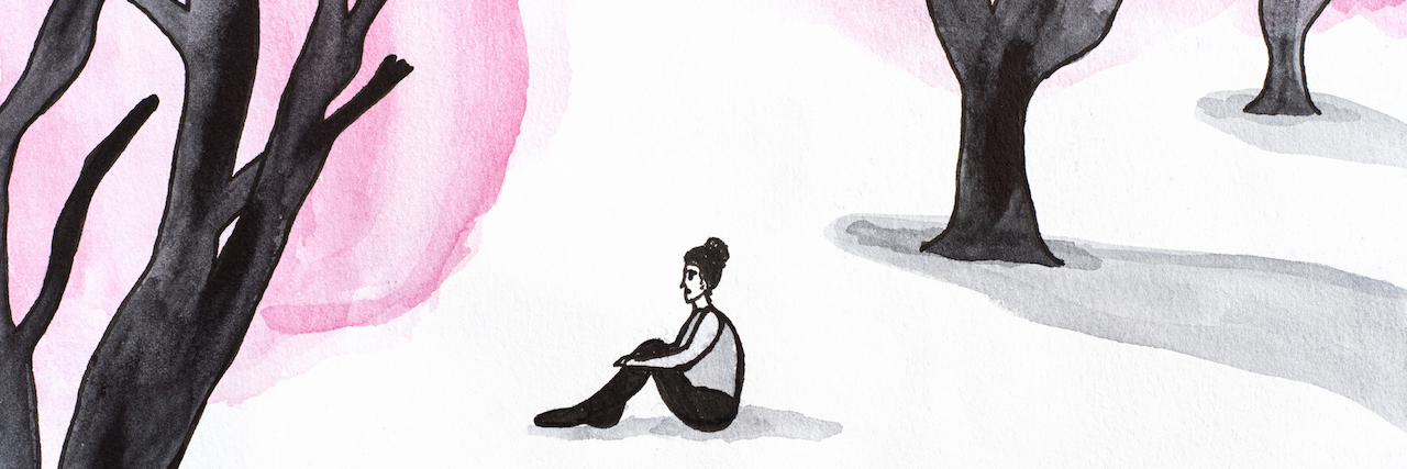 What Anxiety Says I Can and Can't Do A woman sitting in the forest