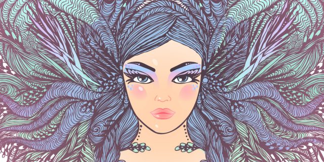 12 Things No One Told Me About Living With Urticarial Vasculitis A drawing of a woman with purple hair.