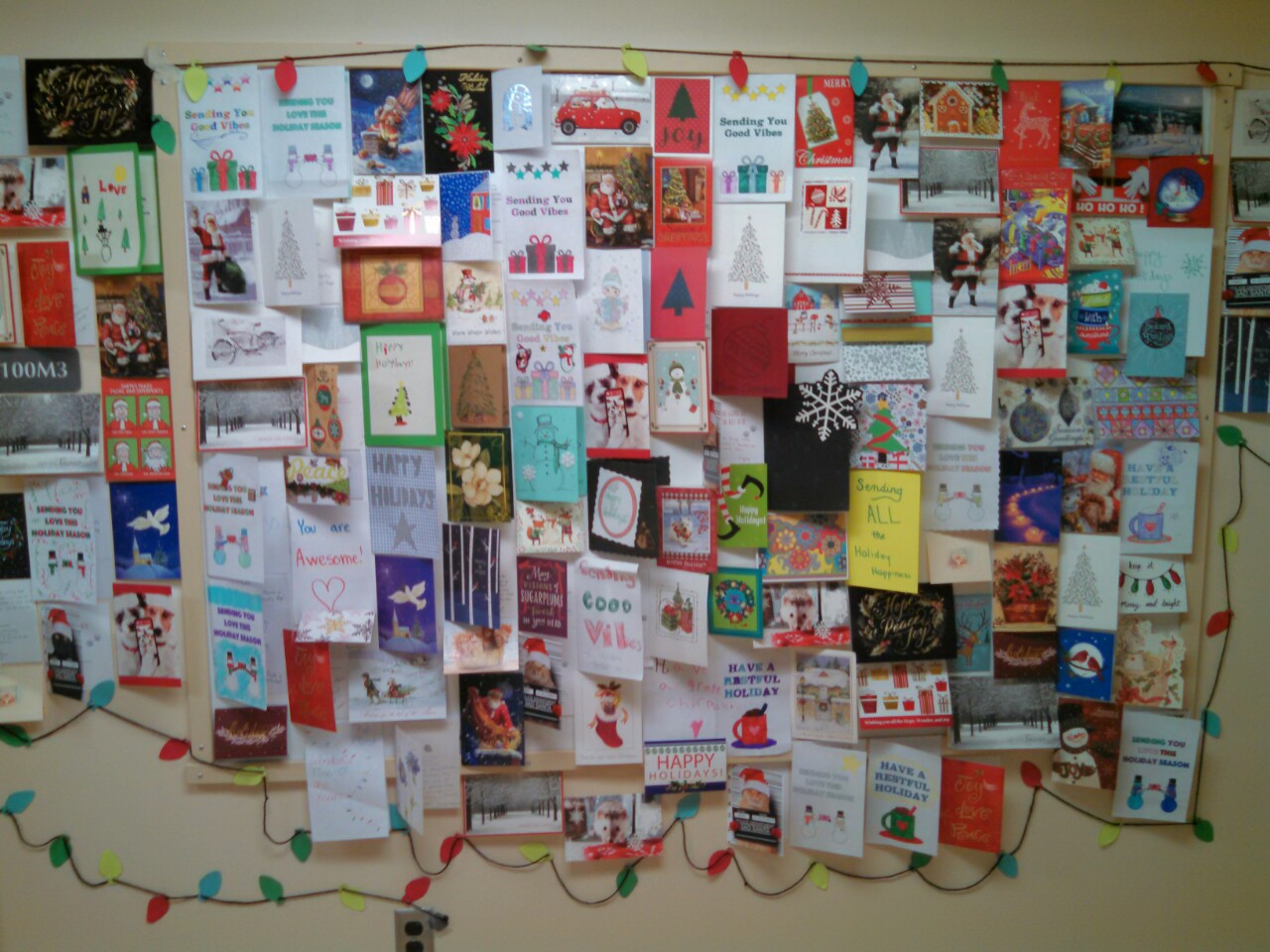 cards hanging up at mclean hospital