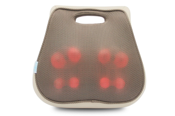 back cushion with heat and massage functions