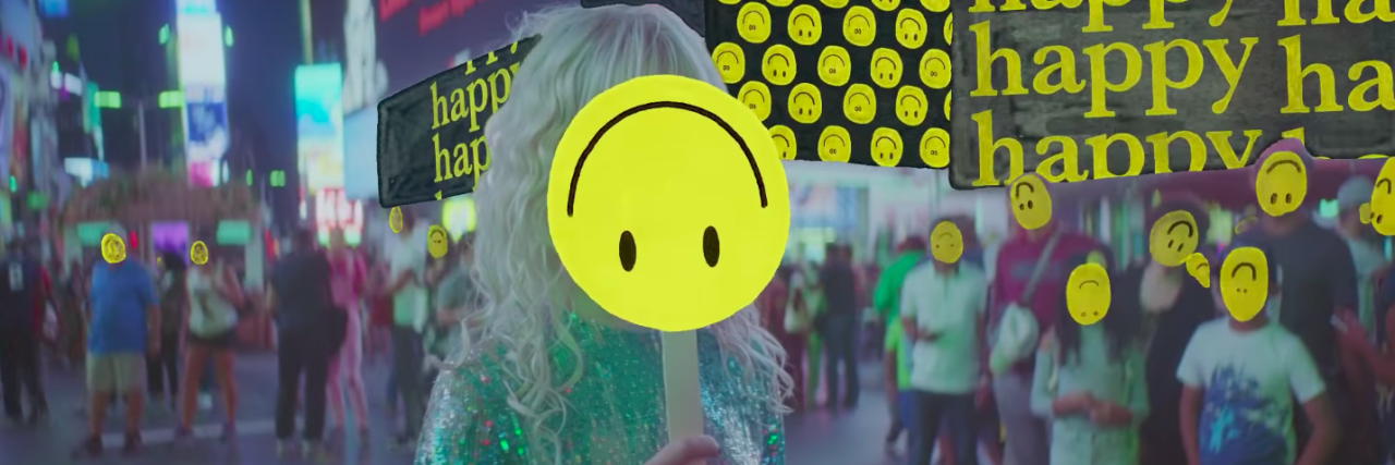 33 Songs From 2017 That Helped People Struggling With Their Mental Health clip of paramore music video called fake happy