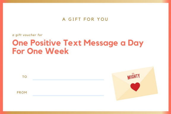 positive text message cancer voucher