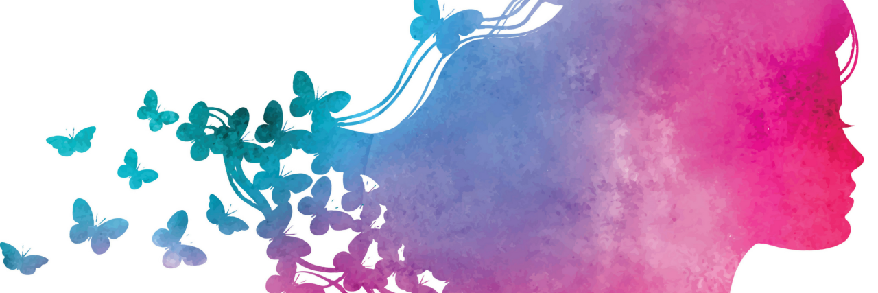 What It's Like to Have Lupus, an Incurable Condition colorful illustration of the silhouette of a woman