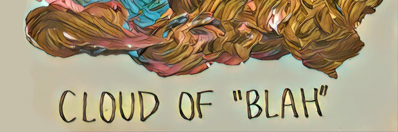 When Your Emotions Feel Muddled With ME/CFS and Chronic Illness emotions and the cloud of blah