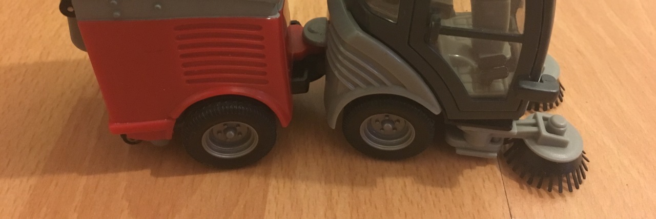 My Son With Autism Was Invited to Ride the Cleaning Truck toy garbage truck