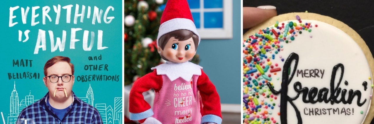 Tips and Gifts for Celebrating the Holidays in the Hospital Matt Bellassai, Elf on the Shelf and a Christmas Cookie
