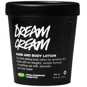 LUSH dream cream lotion