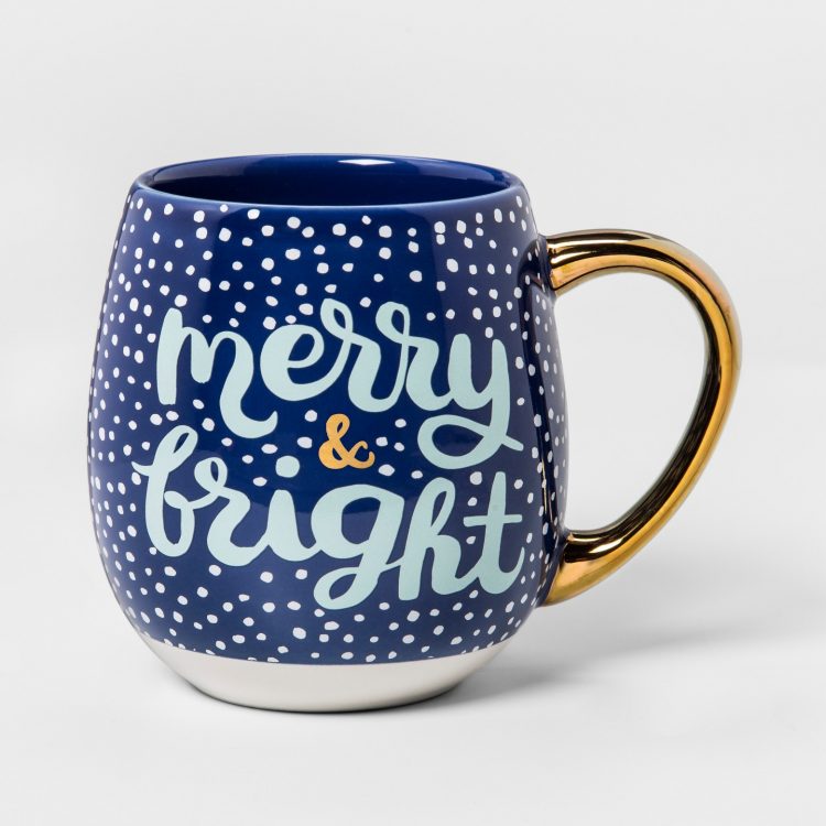 merry and bright mug