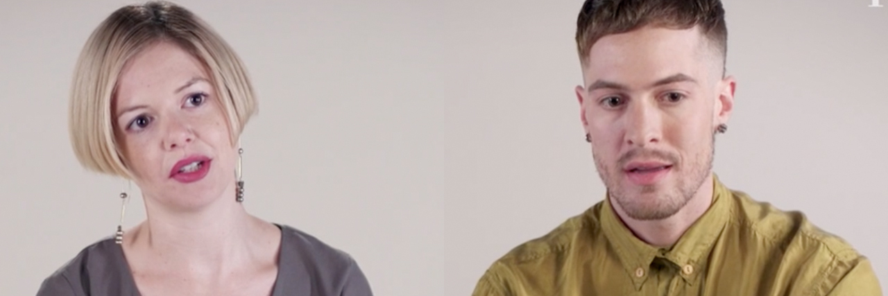 9 Relatable Moments in Time's 'Person of the Year' Coverage a woman and a man being interviewed