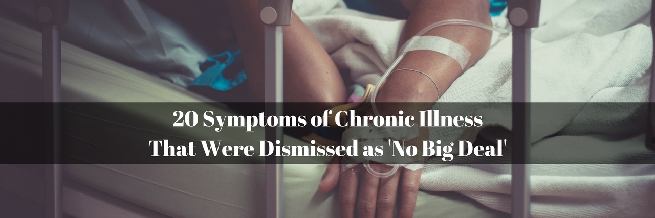 20 Symptoms of Chronic IllnessThat Were Dismissed as 'No Big Deal' on photo of woman lying in hospital bed