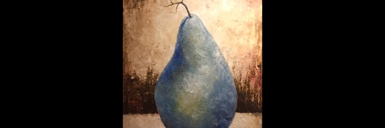 The Pear art by Leigh Blackistone.