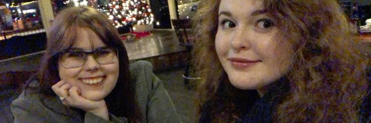 The First Time My Rheumatoid Arthritis Made Me Cry two friends sitting together and smiling