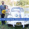 The author with his wife and Herbie the love bug