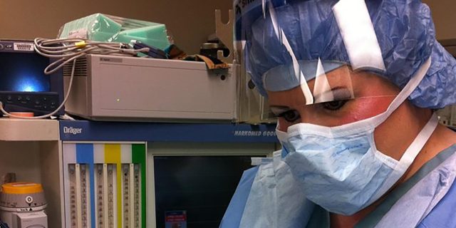 My Life as 'The Good Autistic Anesthetist' Anita preparing for surgery.