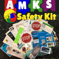 AMKS Safety Kit featuring all 20 items included in the kit