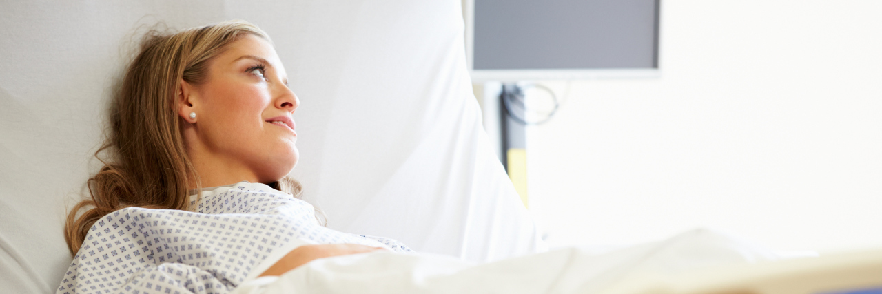 Funny Moments From My Recent Hospital Stays woman smiling in the hospital
