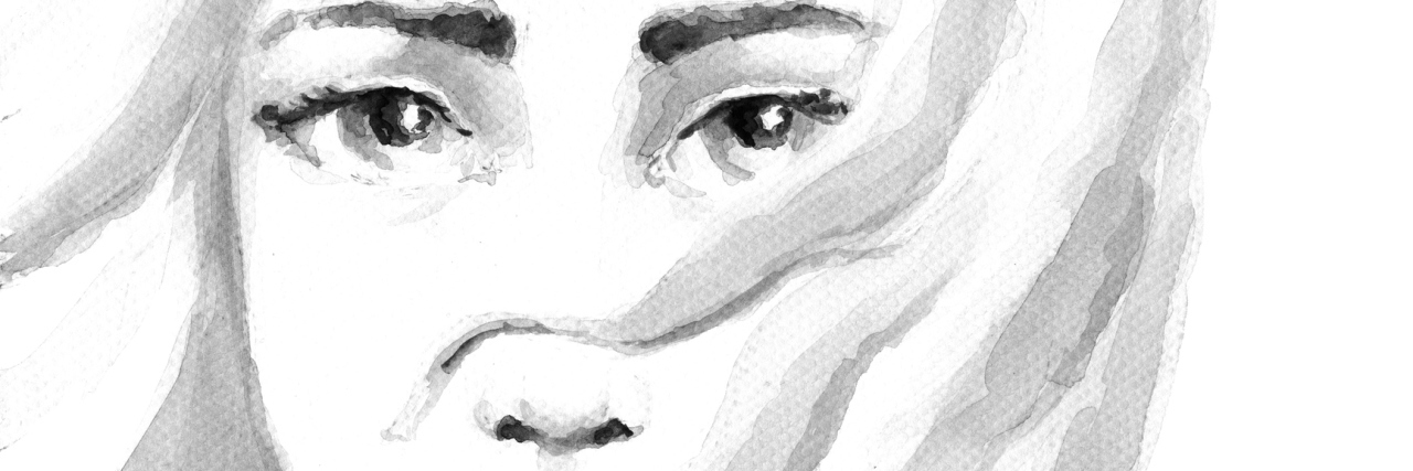 I Ignored a Serious Medical Condition Because of a Doctor's Disbelief A watercolor painting of a girl with hair blowing in the wind.