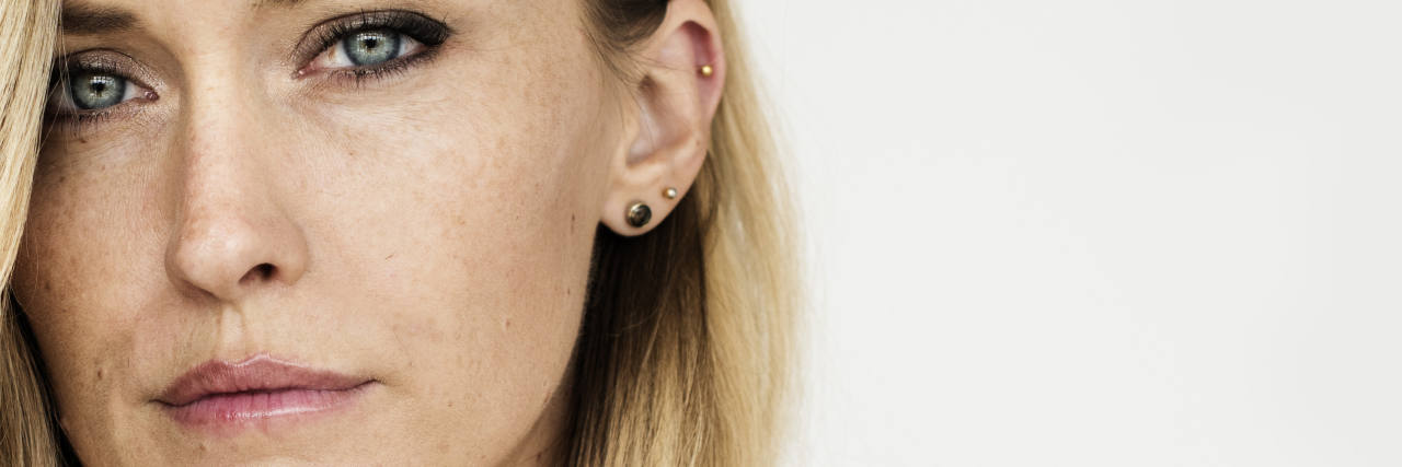 What Electroconvulsive Therapy Was Really Like Woman Serious Studio Portrait Concept