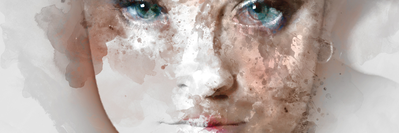When You Have Cancer and Hear 'But You Don’t Look Sick' Portrait of a young beautiful woman. Image combined with an digital effects. Digital art