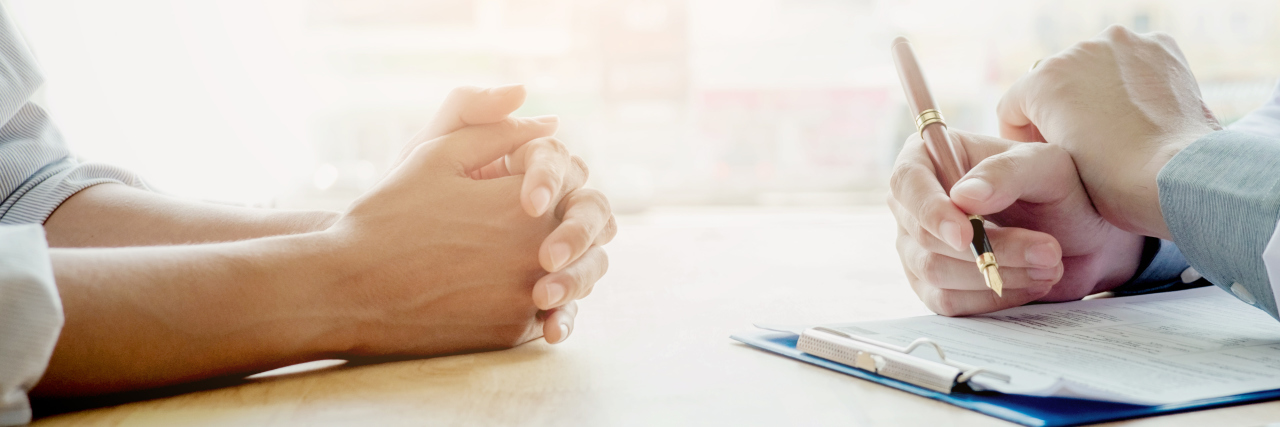 How Occupational Therapy Has Helped Me as an Autistic Adult Doctor and patient talking.