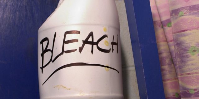 Please Stop Trying to Cure My Autism Bottle of bleach.