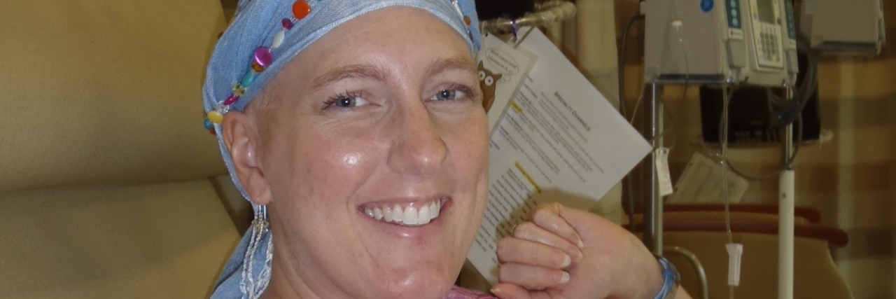 Having Ovarian Cancer Completely Changed My Perspective on Life Heather McCollum in hospital