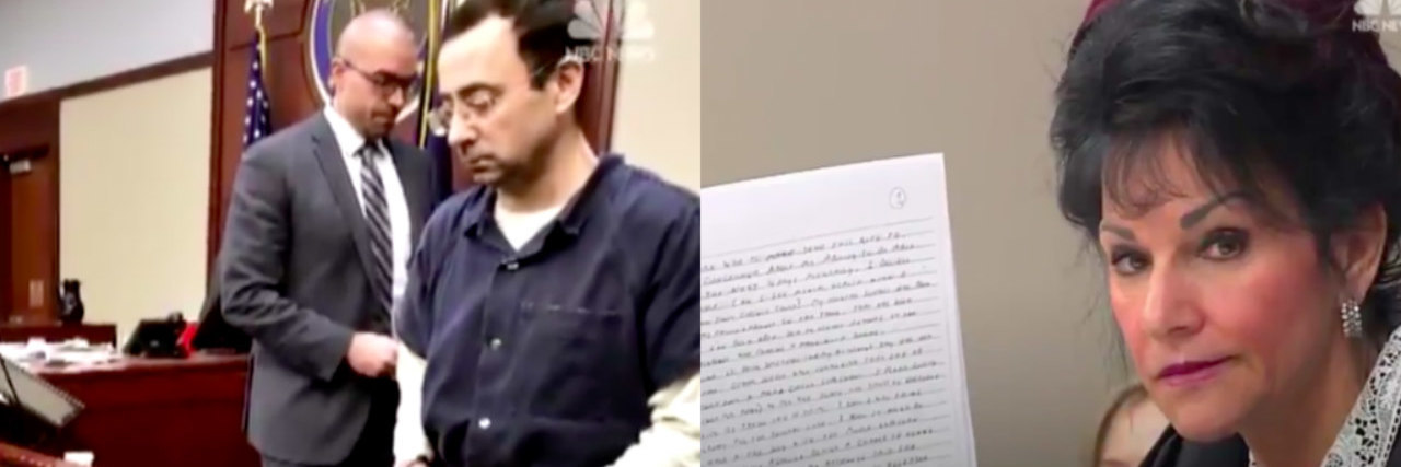 Larry Nassar Claims Listening to Victim Statements Is 'Mentally' Hard