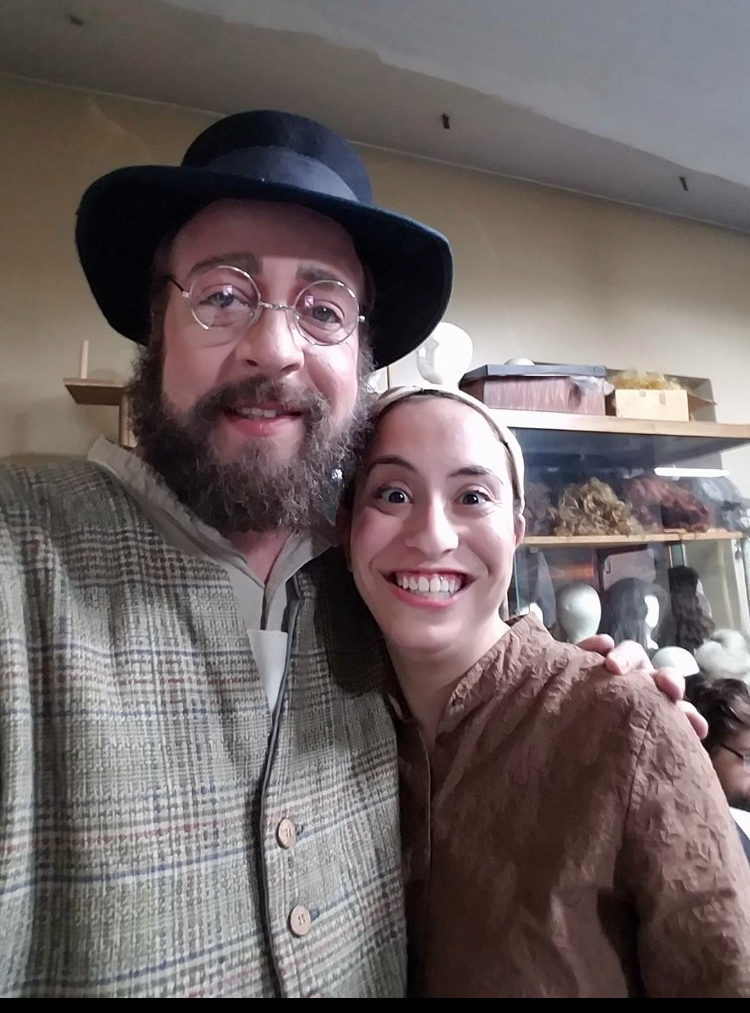 Richard and Jamie in "Fiddler on the Roof."