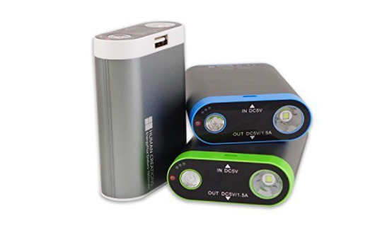 three rechargeable hand warmers